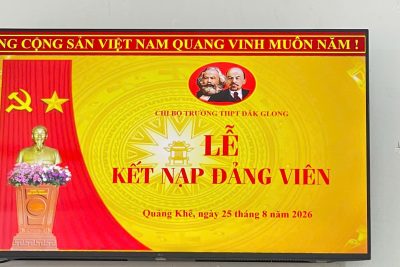 KẾT NẠP ĐẢNG VIÊN MỚI- TĂNG CƯỜNG SỰ LỚN MẠNH CỦA CHI BỘ!