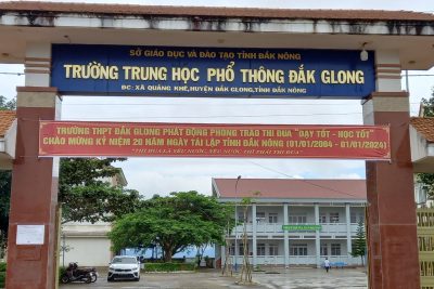 Trường THPT Đắk Glong hưởng ứng phong trào thi đua  lập thành tích kỷ niệm 20 năm Ngày tái lập tỉnh Đắk Nông (1/1/2004 -1/1/2024)
