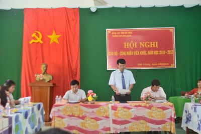 Hội nghị Công nhân viên chức năm học 2016- 2017