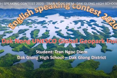 ENGLISH SPEAKING CONTEST 2020 – TRAN NGOC DIEM – DAK GLONG HIGH SCHOOL