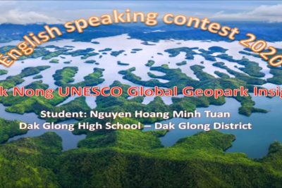 DONG NAI 3, 4 – ENGLISH SPEAKING CONTEST 2020 – NGUYEN HOANG MINH TUAN – DAK GLONG HIGH SCHOOL