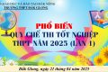 Trường THPT Đắk Glong phổ biến quy chế tốt nghiệp THPT năm 2025. ( lần 1)