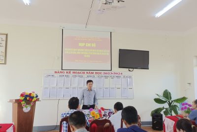 Chi bộ trường THPT Đắk Glong triển khai Quy định 27- QĐ/TU ngày 21/11/2023 của Tỉnh ủy Đắk Nông.