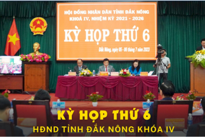 Kỳ họp thứ 6, HĐND tỉnh Đắk Nông khóa IV thông qua 14 nghị quyết