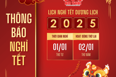 Thông báo lịch nghỉ tết dương lịch 2025