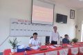 Đoàn đánh giá ngoài Sở GD & ĐT Đắk Nông khảo sát, đánh giá và xác định mức độ cơ sở giáo dục đáp ứng các tiêu chí trong tiêu chuẩn đánh giá chất lượng giáo dục của trường Trung học phổ thông Đắk Glong.