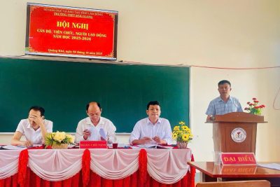 Hội nghị cán bộ, viên chức và người lao động năm học 2025 – 2026